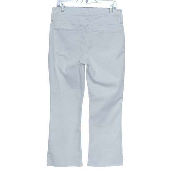 NEW J. CREW 9" Demi-boot Crop Jean in White Wash Size 31 - Picture 5 of 6